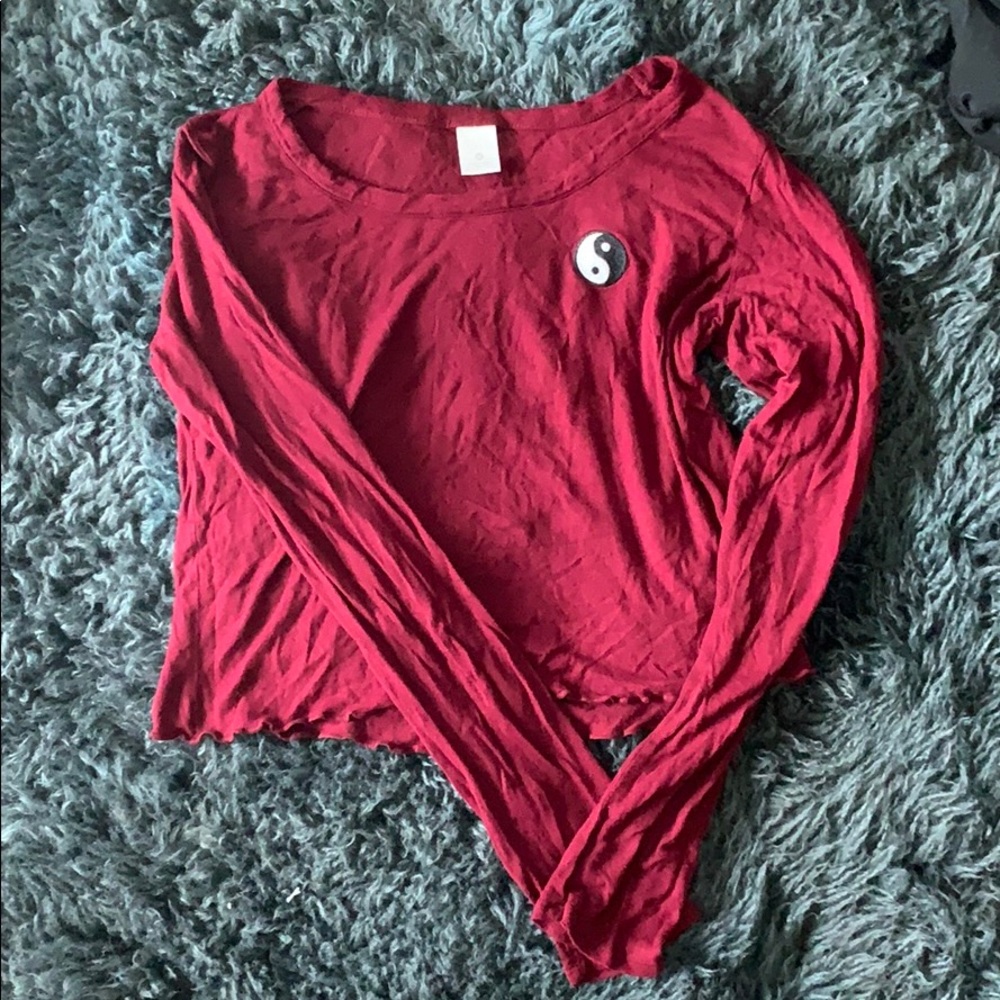 Yingyang tshirt, cropped